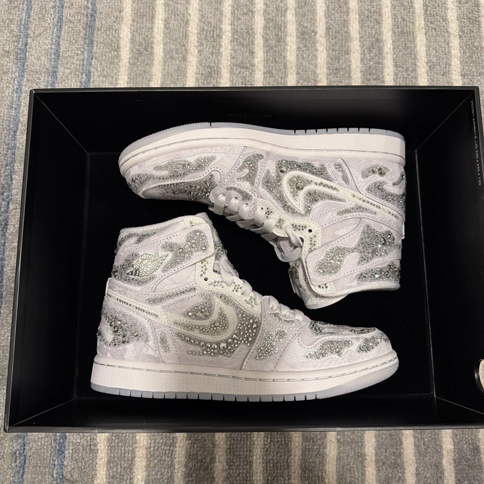 Air Jordan 1 Swarovski High Size 7w 5.5M Brand New Extremely Rare🔥LA Exclusive