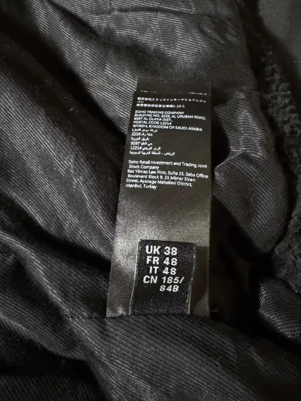 Amiri Bones Fleece Hoodie with Zipper thumbnail 10