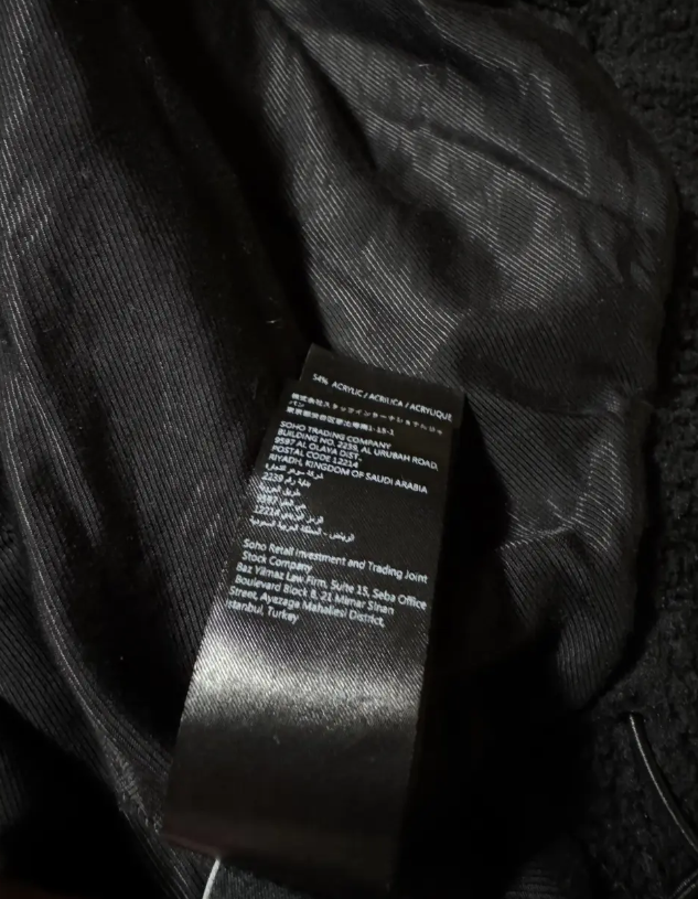 Amiri Bones Fleece Hoodie with Zipper thumbnail 11