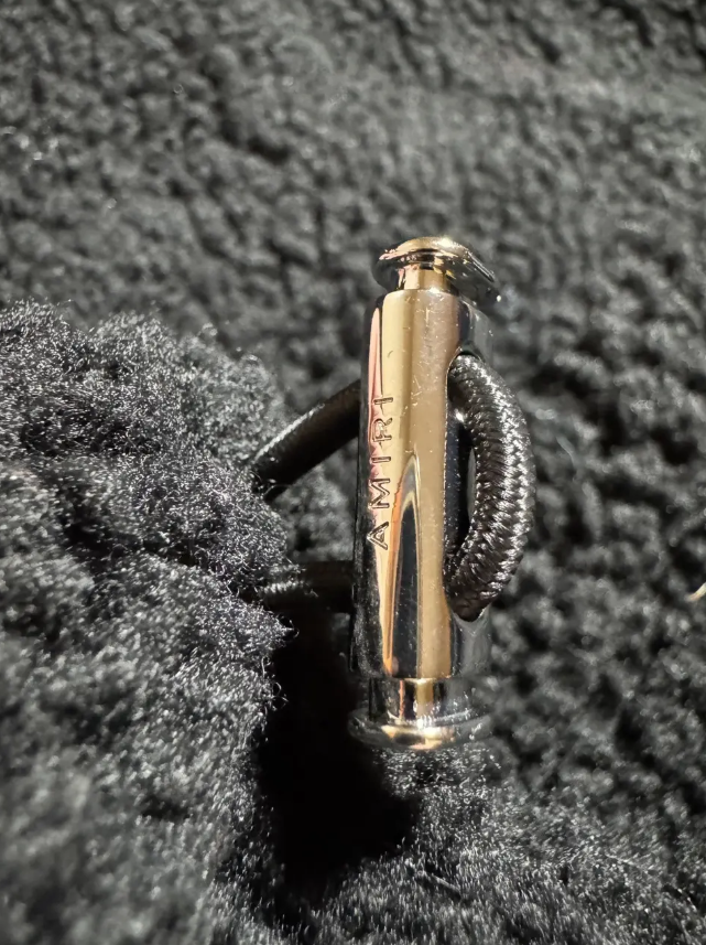 Amiri Bones Fleece Hoodie with Zipper thumbnail 14