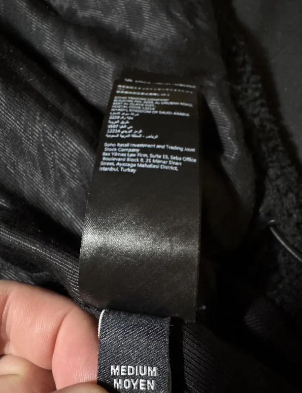 Amiri Bones Fleece Hoodie with Zipper thumbnail 9