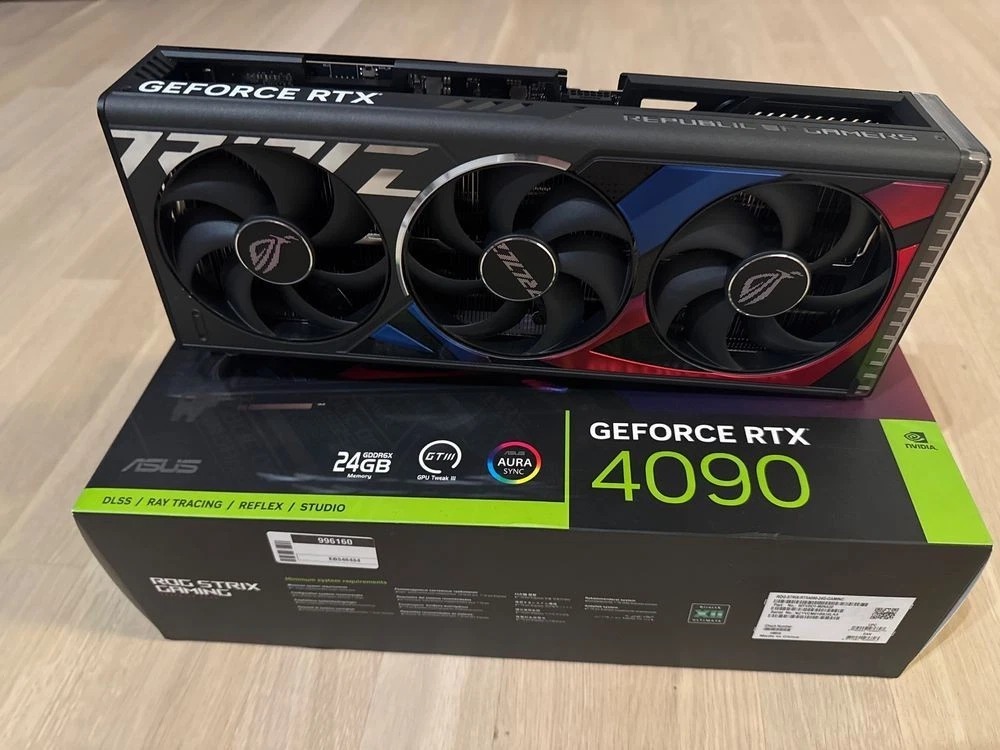 ASUS GeForce RTX 4090 Rog Strix 24GB GDDR6X Graphics Card thumbnail 2