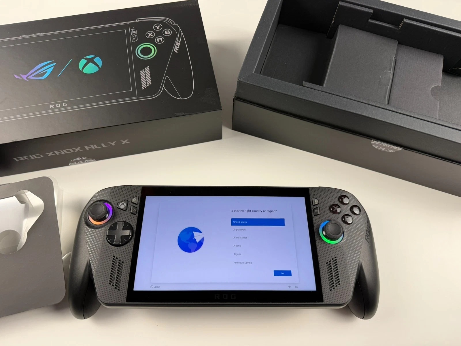 ASUS ROG Ally X Handheld Gaming Console – Z2 Extreme – 24GB RAM – 1TB Storage thumbnail 1