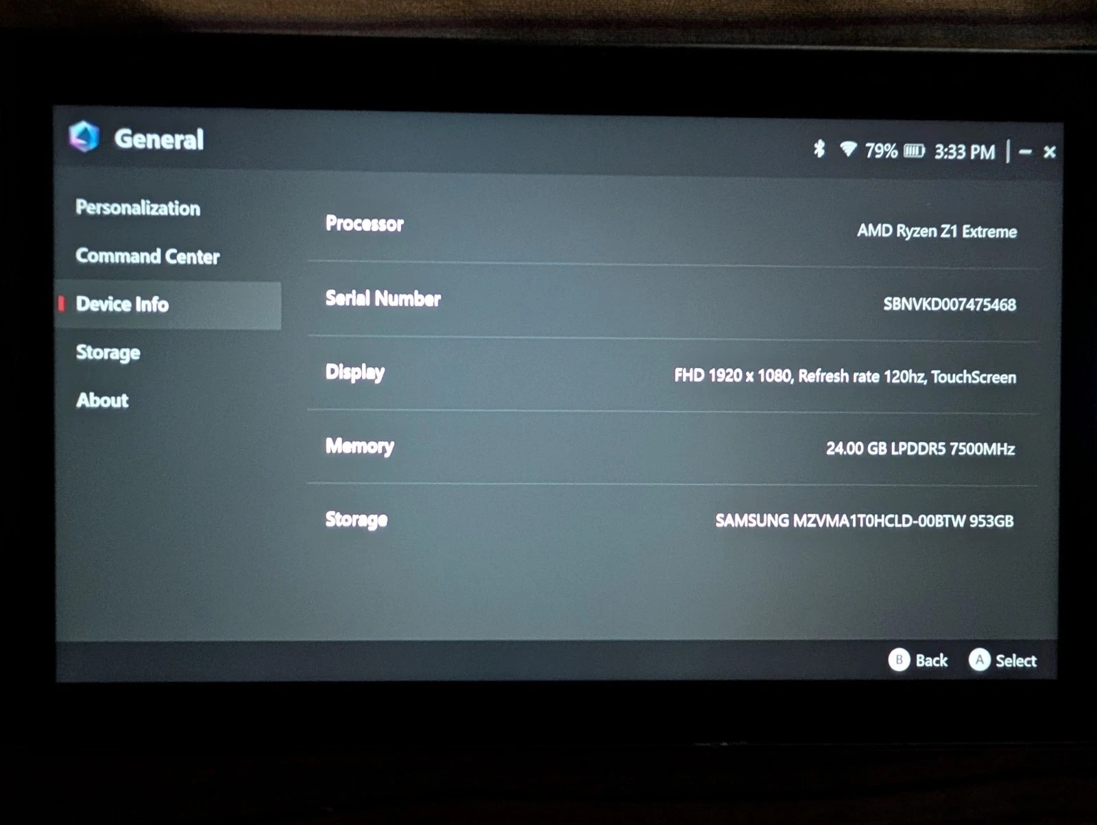 Asus ROG Ally X (NOT Xbox) , AMD Ryzen Z1 Extreme, 24GB RAM, 1TB SSD, w/Dock thumbnail 2