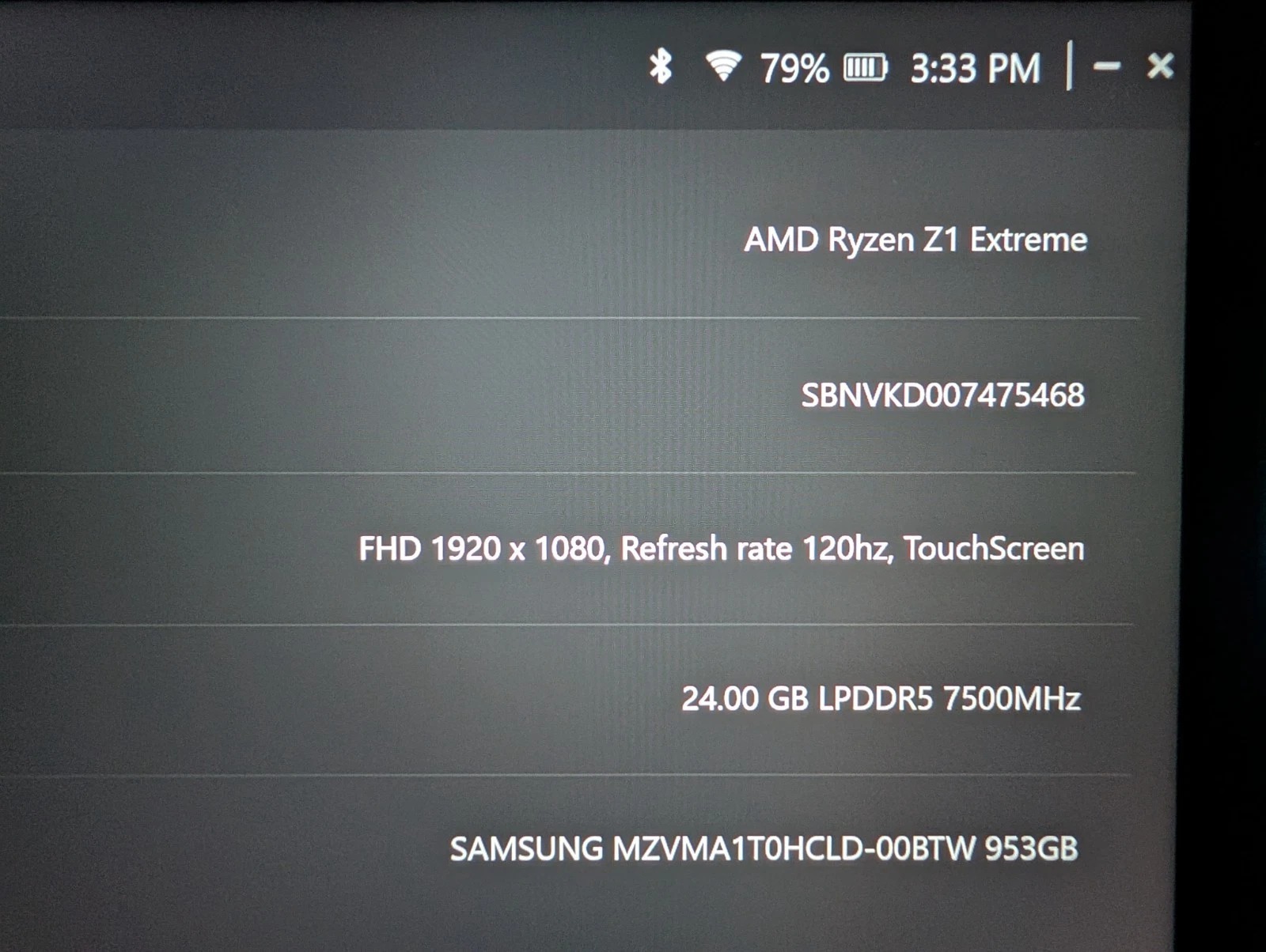 Asus ROG Ally X (NOT Xbox) , AMD Ryzen Z1 Extreme, 24GB RAM, 1TB SSD, w/Dock thumbnail 3