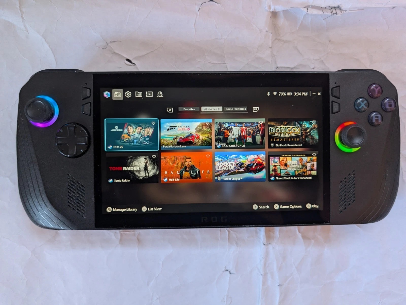 Asus ROG Ally X (NOT Xbox) , AMD Ryzen Z1 Extreme, 24GB RAM, 1TB SSD, w/Dock thumbnail 4