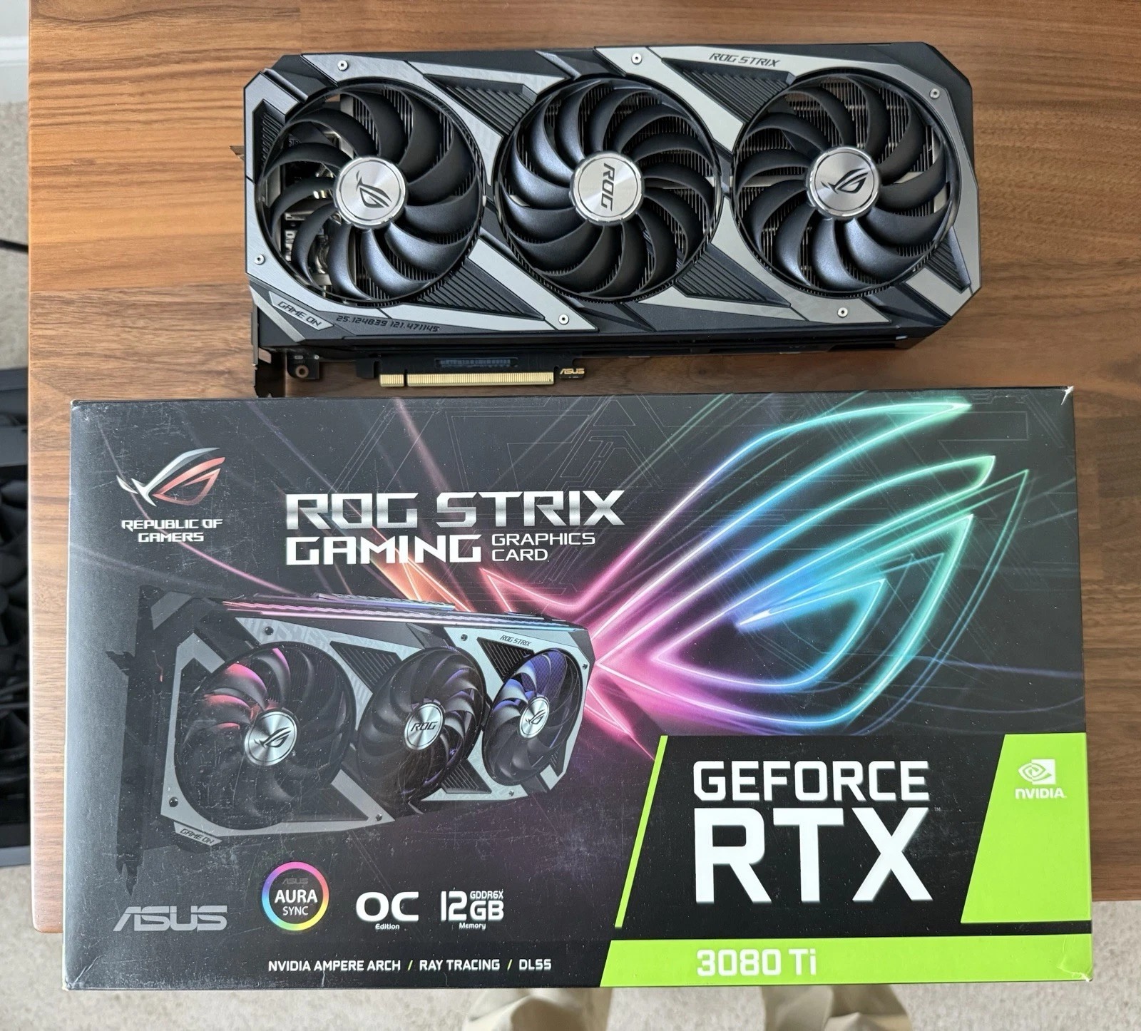 ASUS ROG Strix GeForce RTX 3080 Ti OC 12GB GDDR6X Graphics Card 