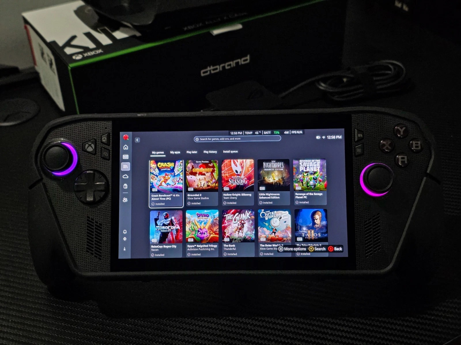 Asus ROG Xbox Ally X AMD Ryzen AI Z2 Extreme 24gb RAM 1TB Storage With case thumbnail 7