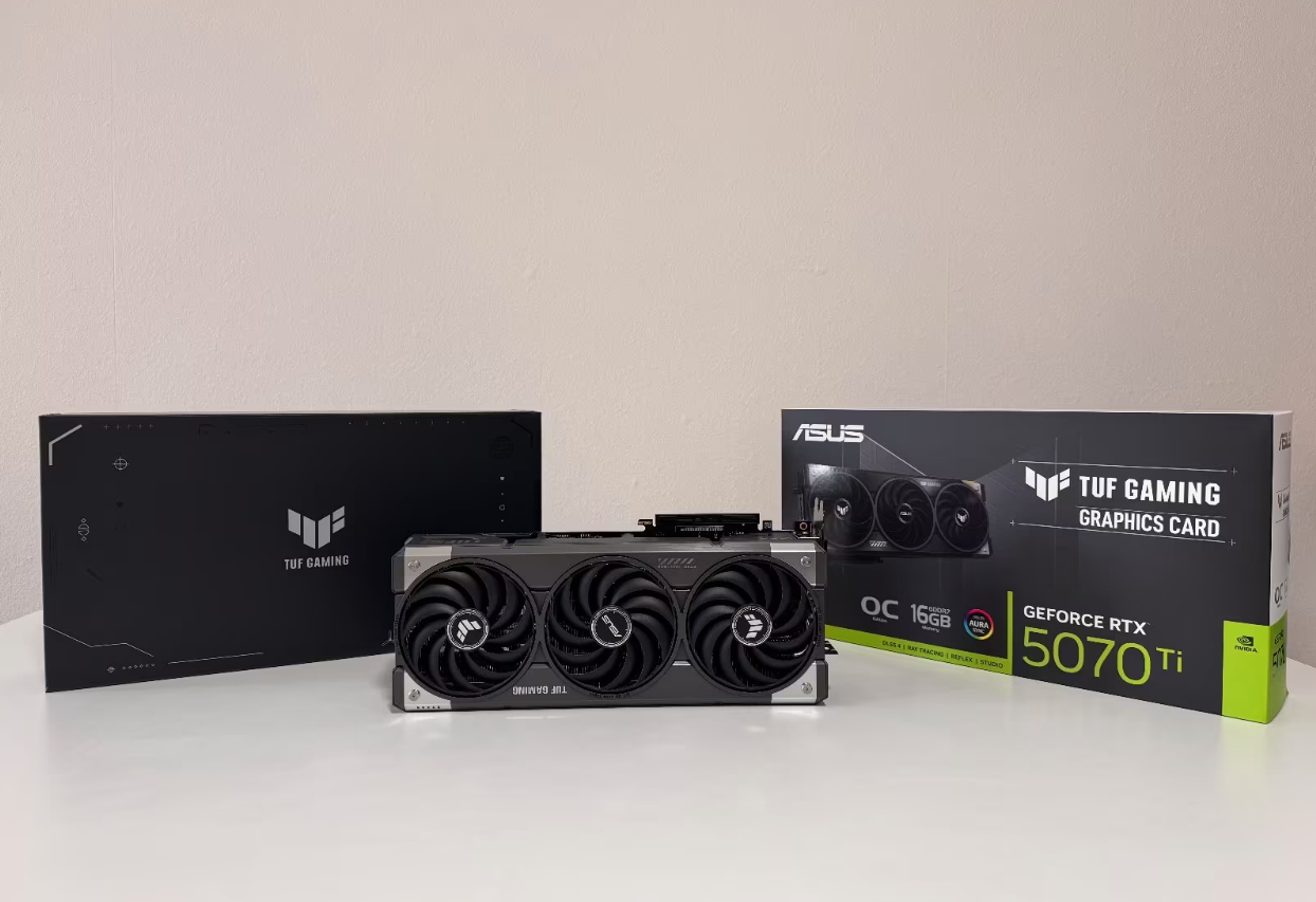 ASUS TUF Gaming GeForce RTX 5070 Ti – Original Box & Invoice Included thumbnail 1