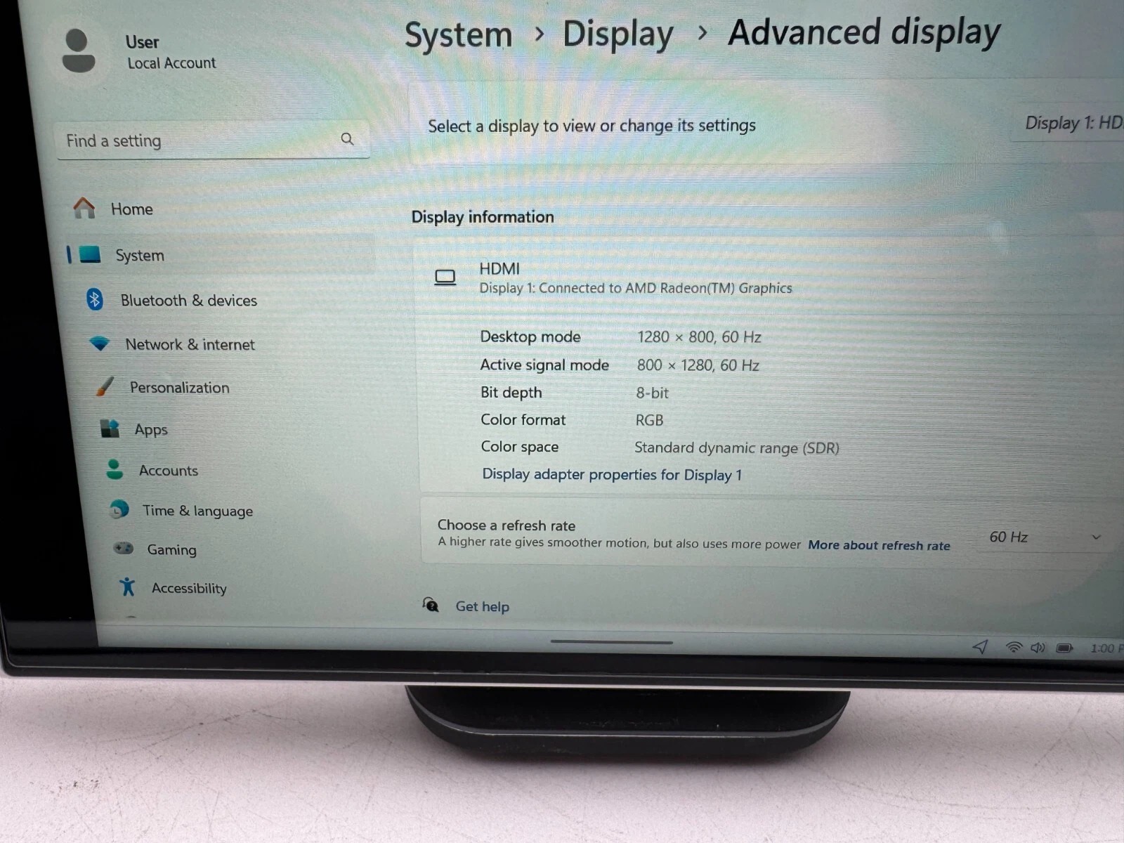 Ayaneo 2021 7" 1 TB SSD 16 GB RAM AMD Ryzen 5 4500U Windows 11 Home thumbnail 5