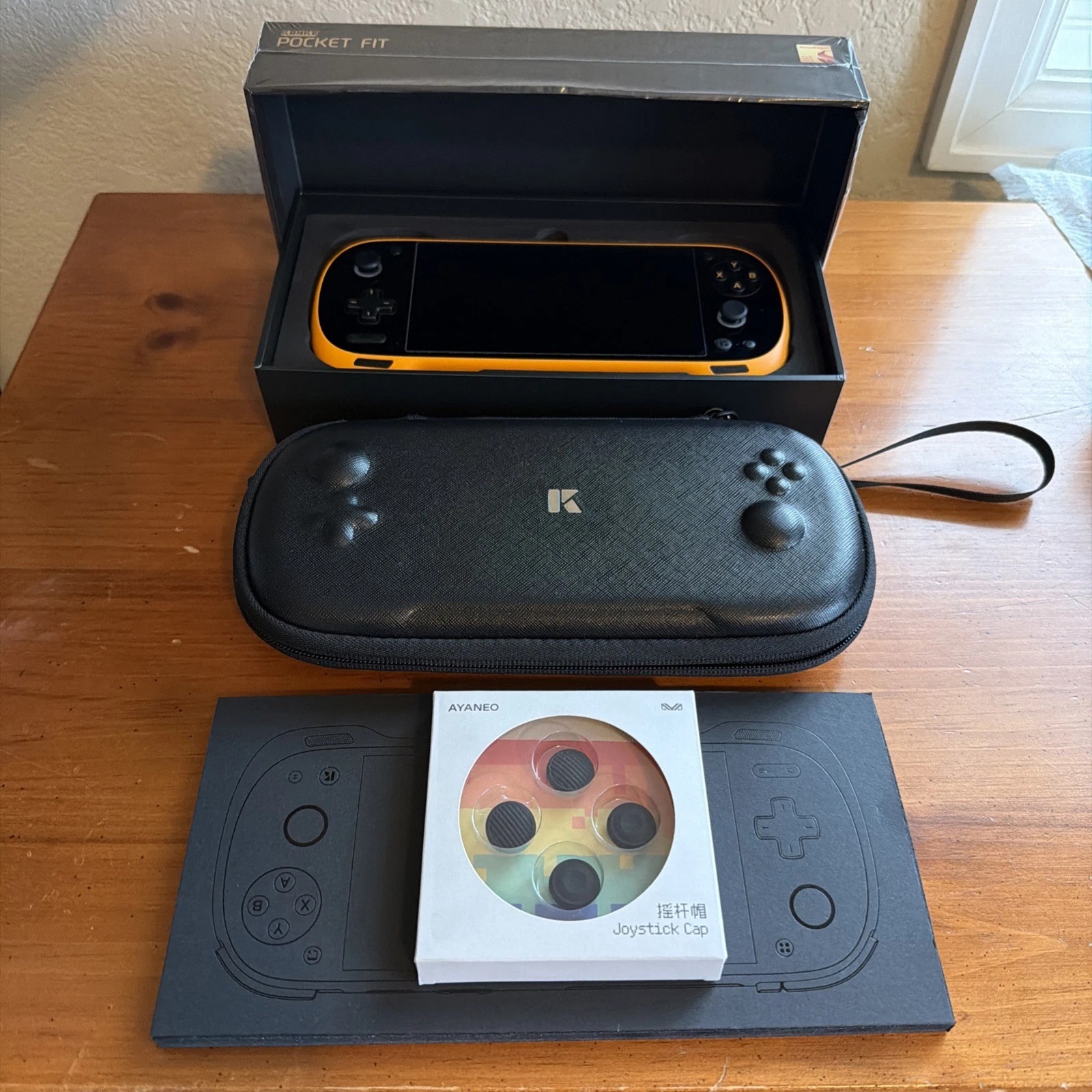 Ayaneo Konkr Pocket Fit, Dragon Yellow, Snapdragon G3 Gen 3, 12/256GB Opened Box thumbnail 1