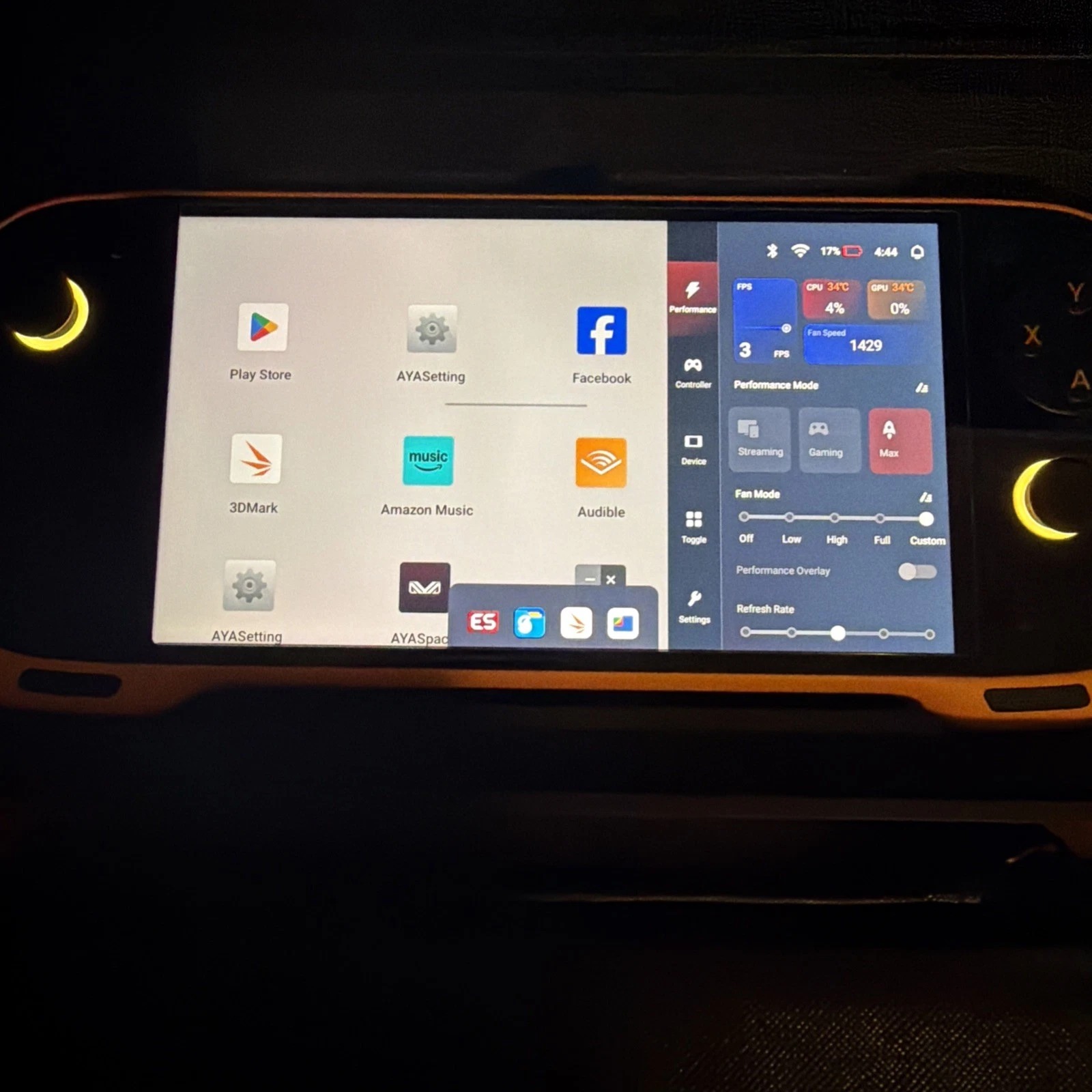 Ayaneo Konkr Pocket Fit, Dragon Yellow, Snapdragon G3 Gen 3, 12/256GB Opened Box thumbnail 4