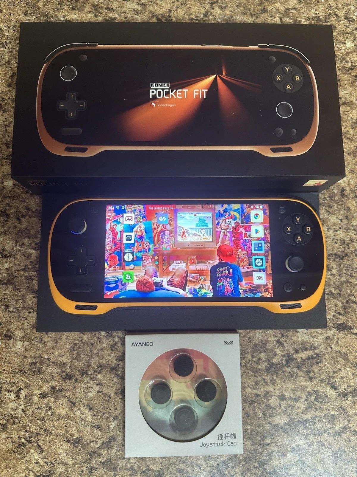 Ayaneo Konkr Pocket Fit, Dragon Yellow, Snapdragon G3 Gen 3, 16/512GB thumbnail 1