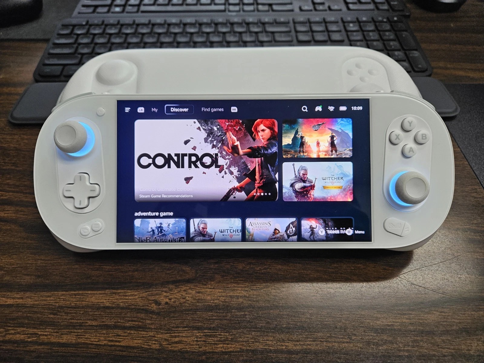 AYANEO Pocket EVO OLED 144hz 16gb Max white Snapdragon G3x + Case thumbnail 3