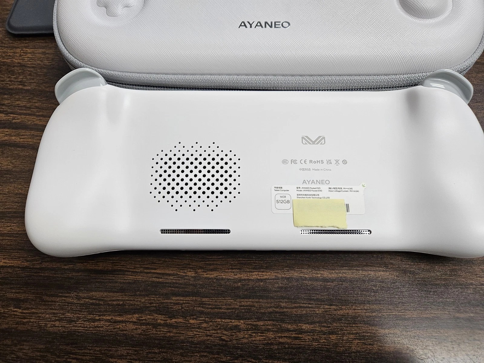 AYANEO Pocket EVO OLED 144hz 16gb Max white Snapdragon G3x + Case thumbnail 7