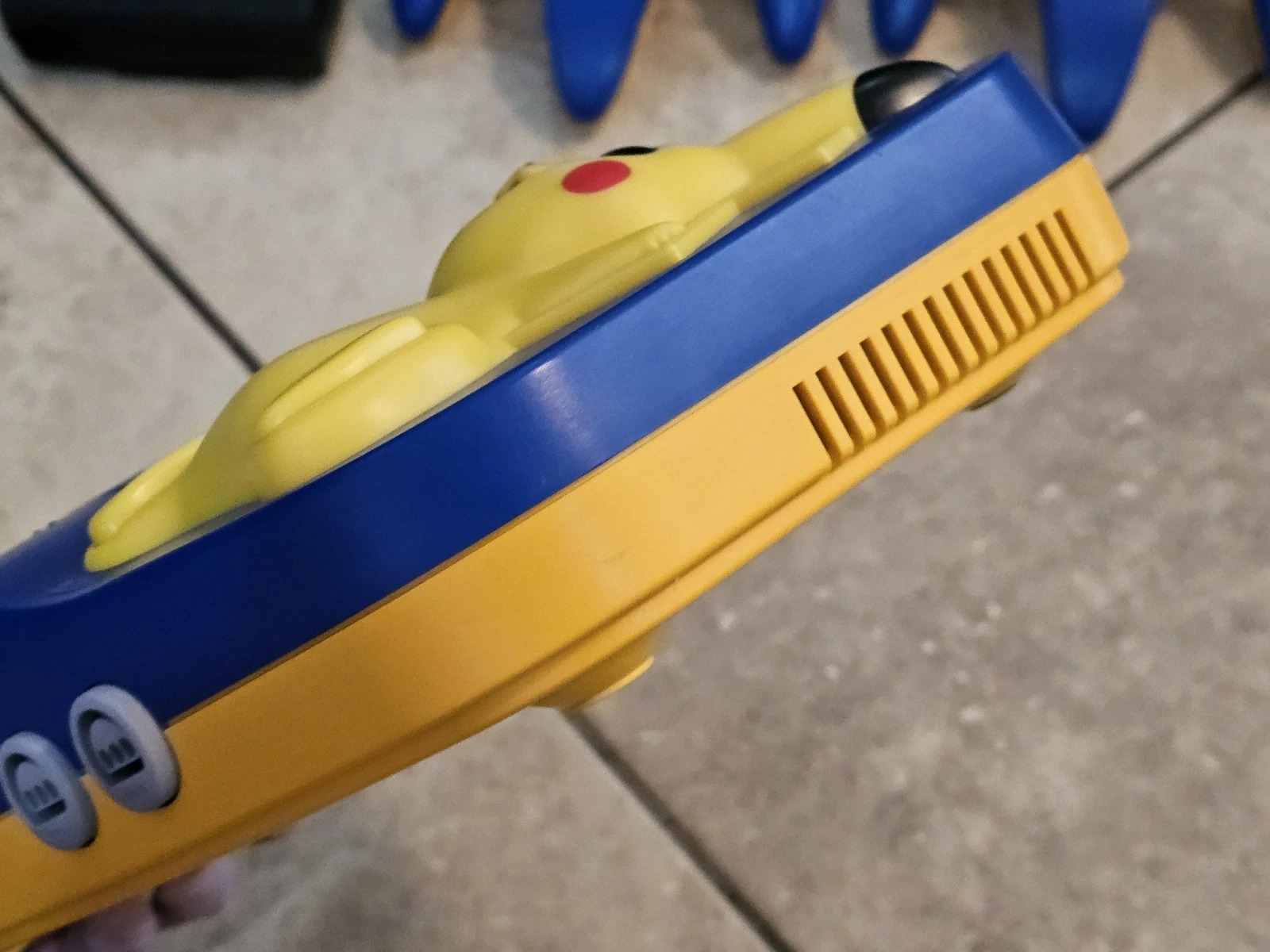 Blue Pikachu Nintendo N64 Pokémon Console 2 Controllers 4 Games Stadium 2 Snap thumbnail 3