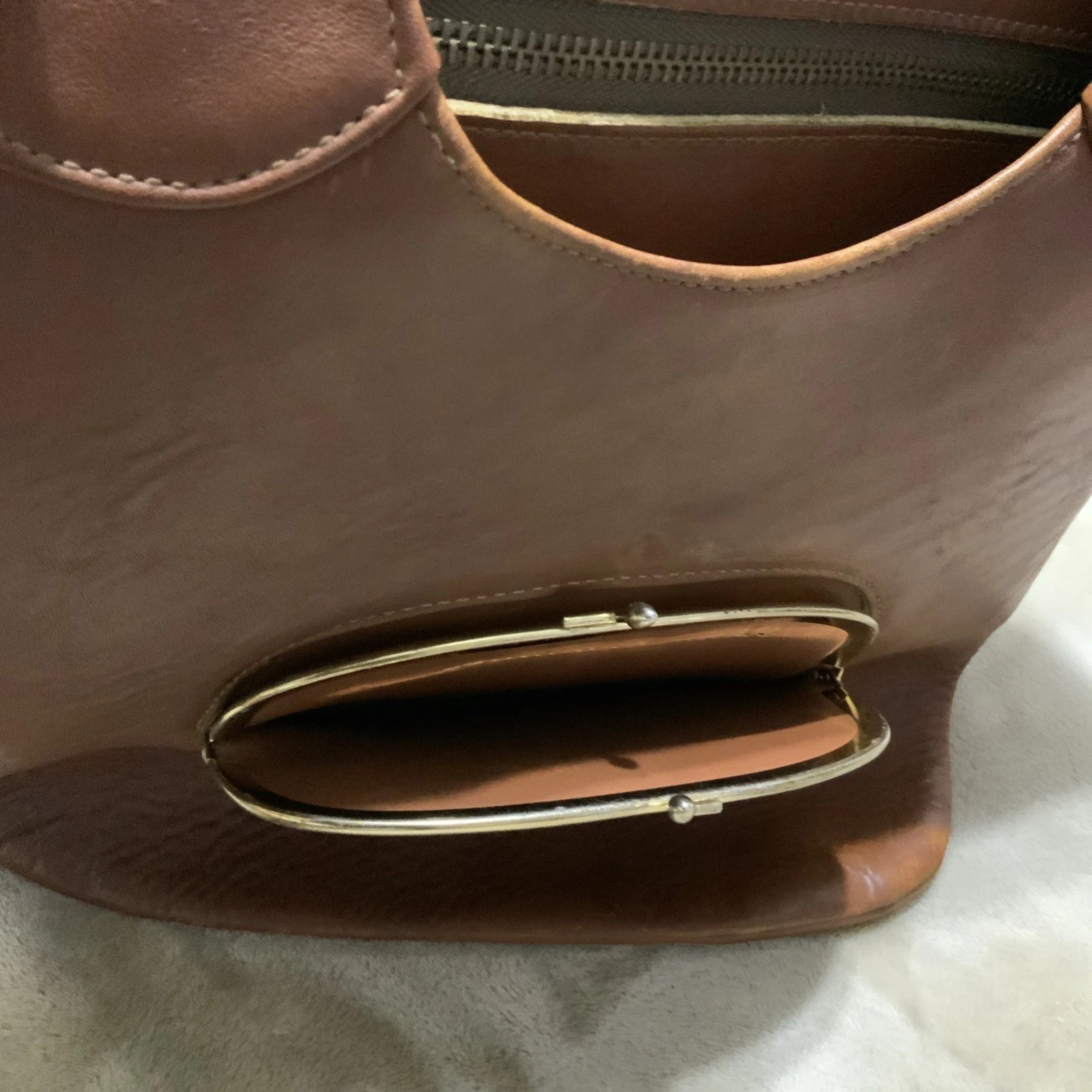 Bonnie Cashin shoulder bag double kiss lock Coach thumbnail 8