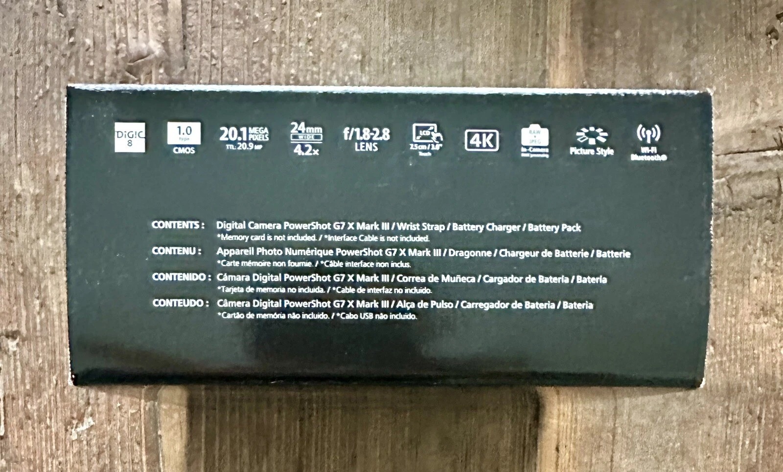 Brand new Canon PowerShot G7 X Mark III - 20.1MP Point & Shoot Digital Camera - Black thumbnail 2