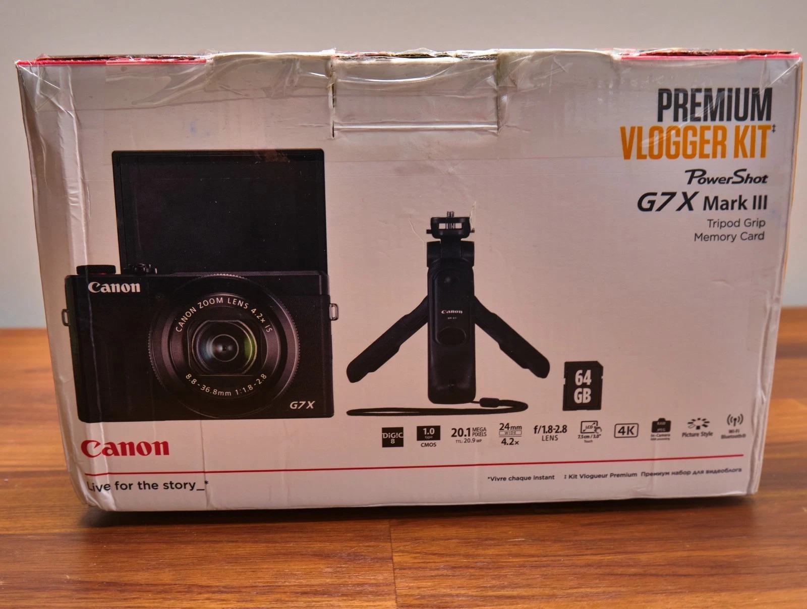 Brand new Canon Powershot G7 X Mark III compact camera with premium vlogger kit. thumbnail 14