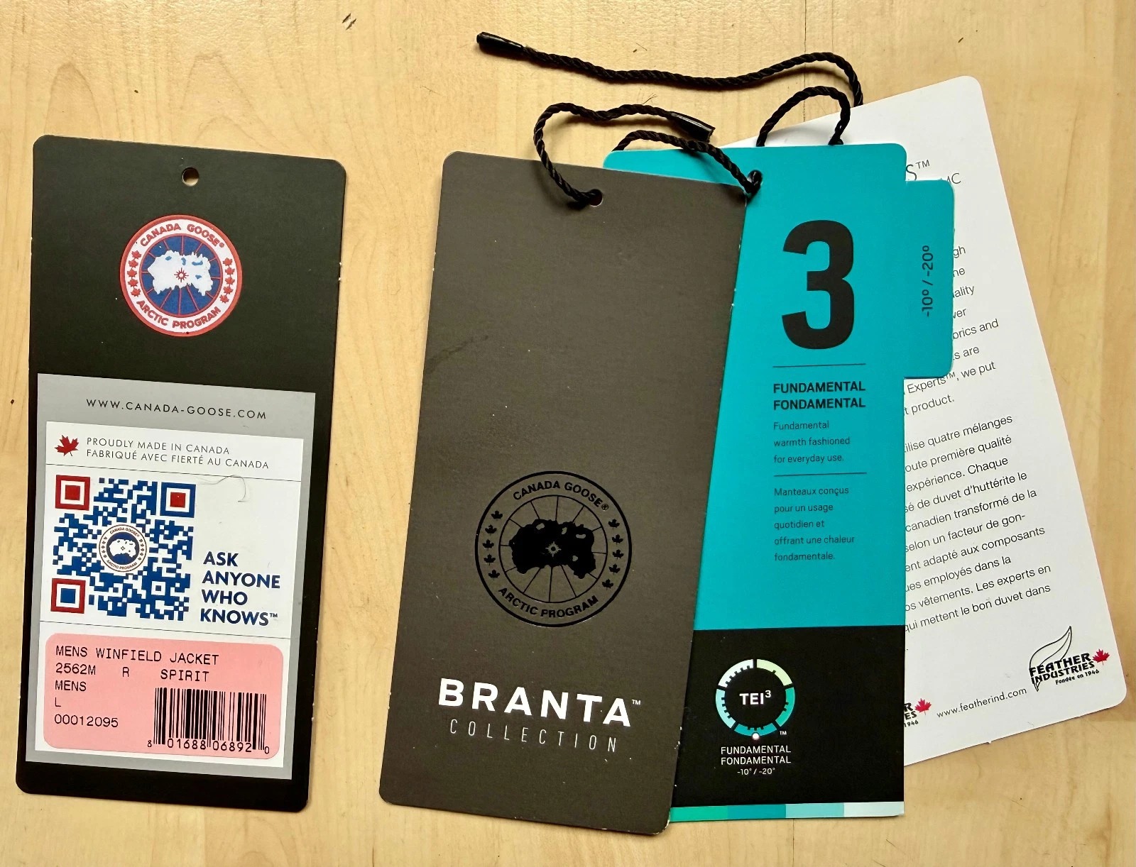 Canada Goose Branta Down Coat “Winfield Jacket” | Size L | Spirit | Rare Original | Style 2562M thumbnail 17