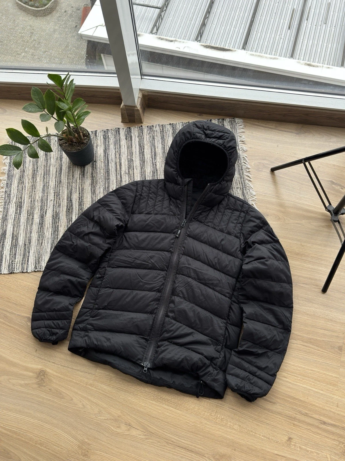 Canada Goose Brookvale Black Label Down Puffer Jacket Size M Black Mens thumbnail 2