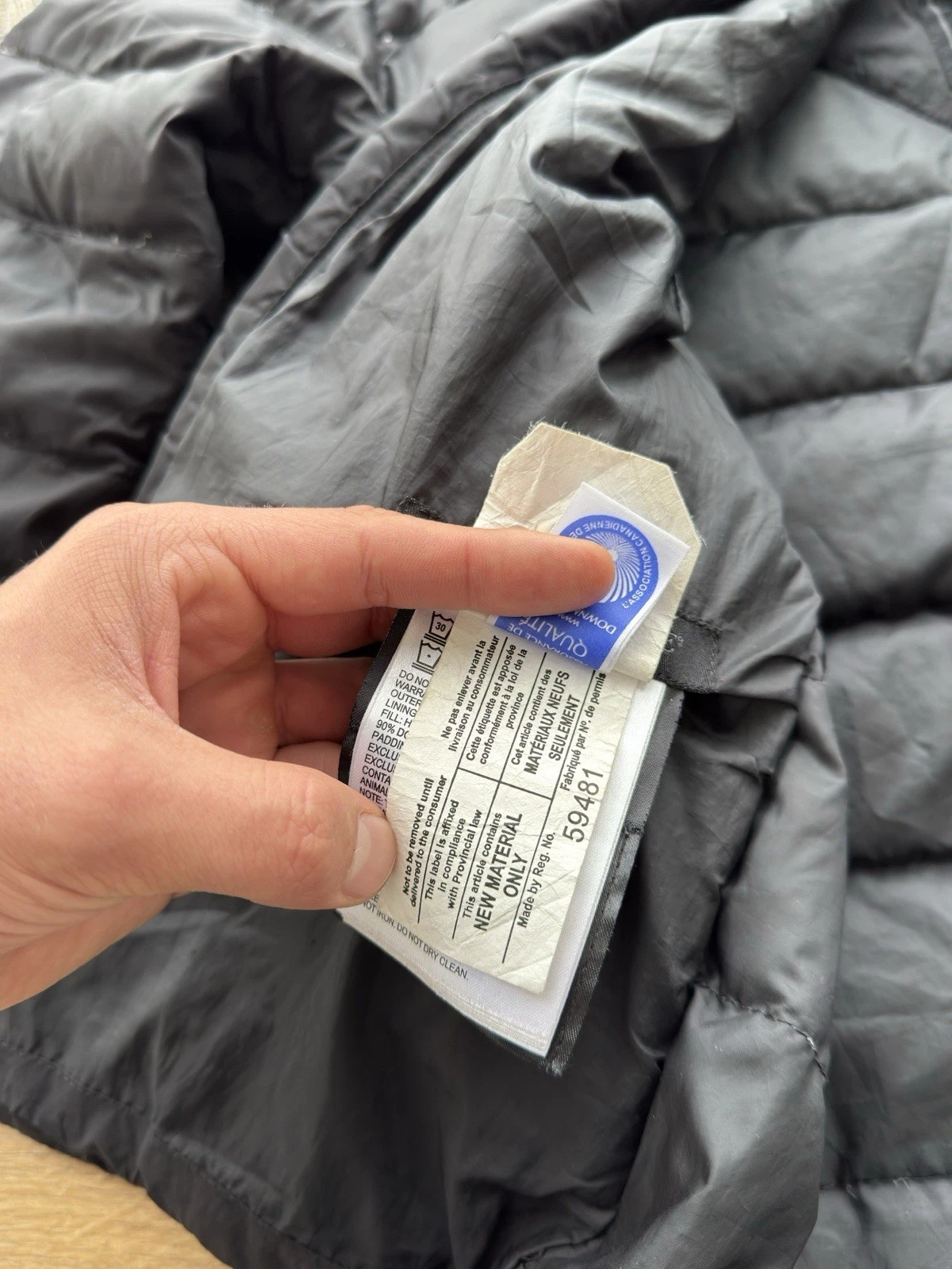 Canada Goose Brookvale Black Label Down Puffer Jacket Size M Black Mens thumbnail 20