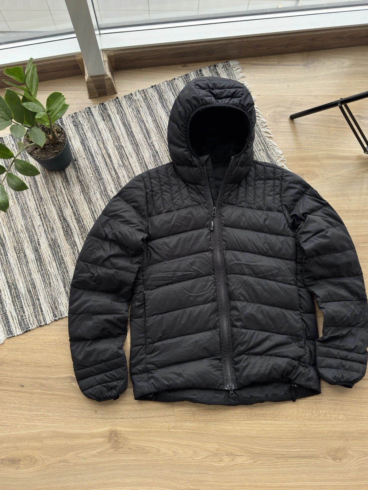 Canada Goose Brookvale Black Label Down Puffer Jacket Size M Black Mens thumbnail 3