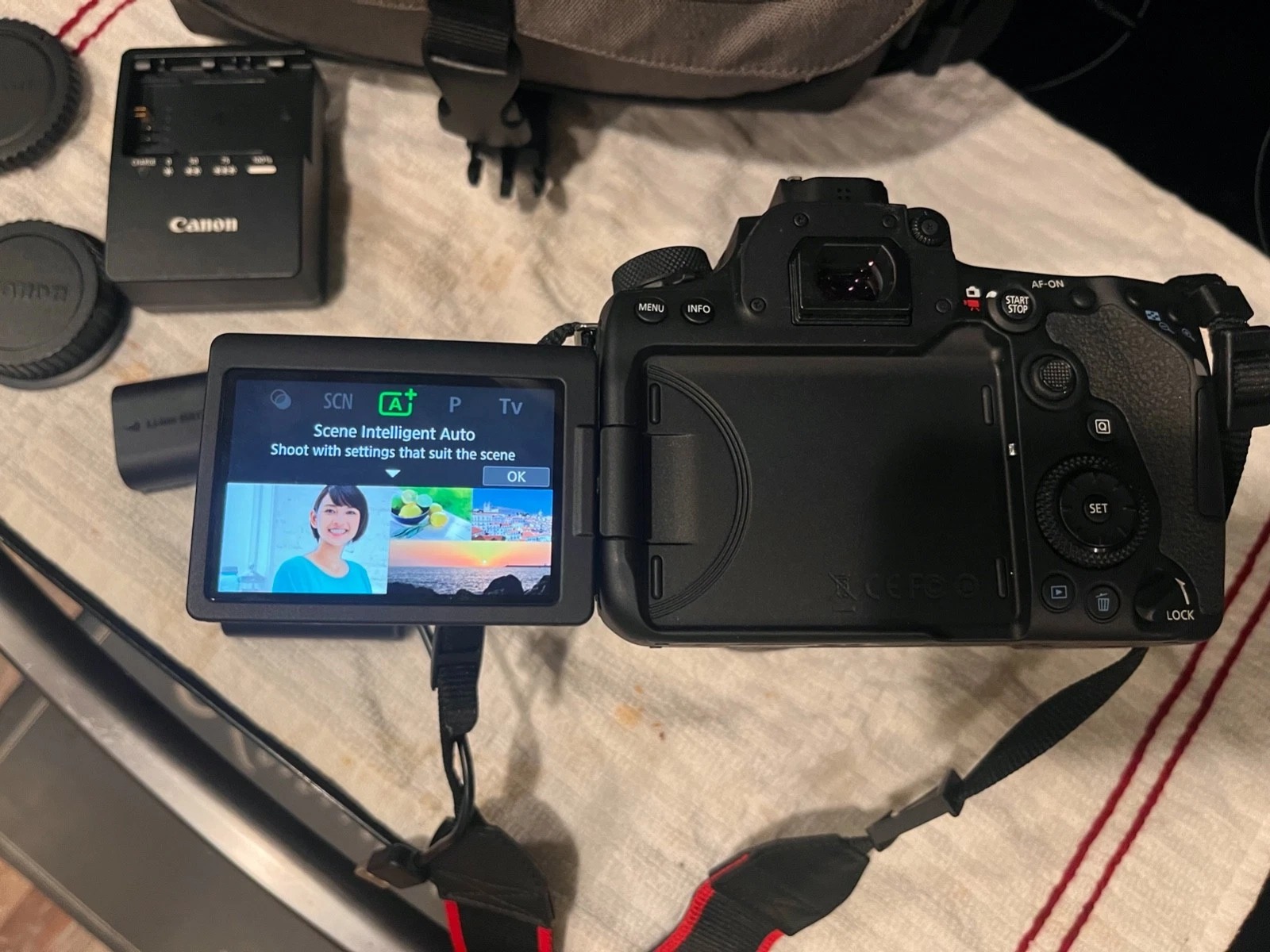 Canon EOS 90D DSLR Camera (Black) with Canon 18–135mm Lens, Charger & 2× Battery Extenders thumbnail 9