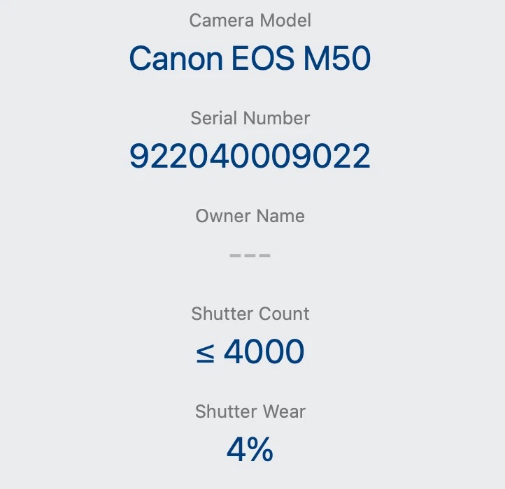 Canon EOS M50 Mirrorless Camera Body ( Shutter count only 4k ) thumbnail 2