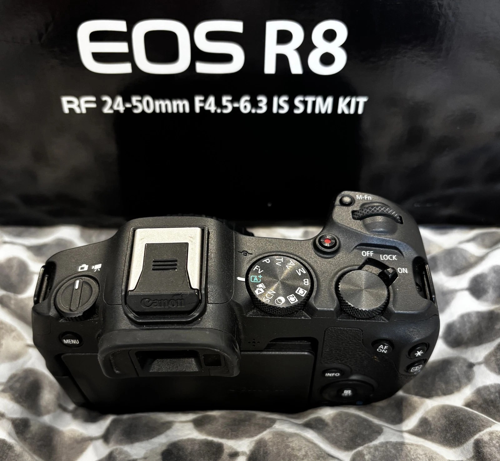 Canon EOS R8 Mirrorless Camera Black Kit with RF 24–50mm f/4.5–6.3 IS Lens + Extra Battery thumbnail 6