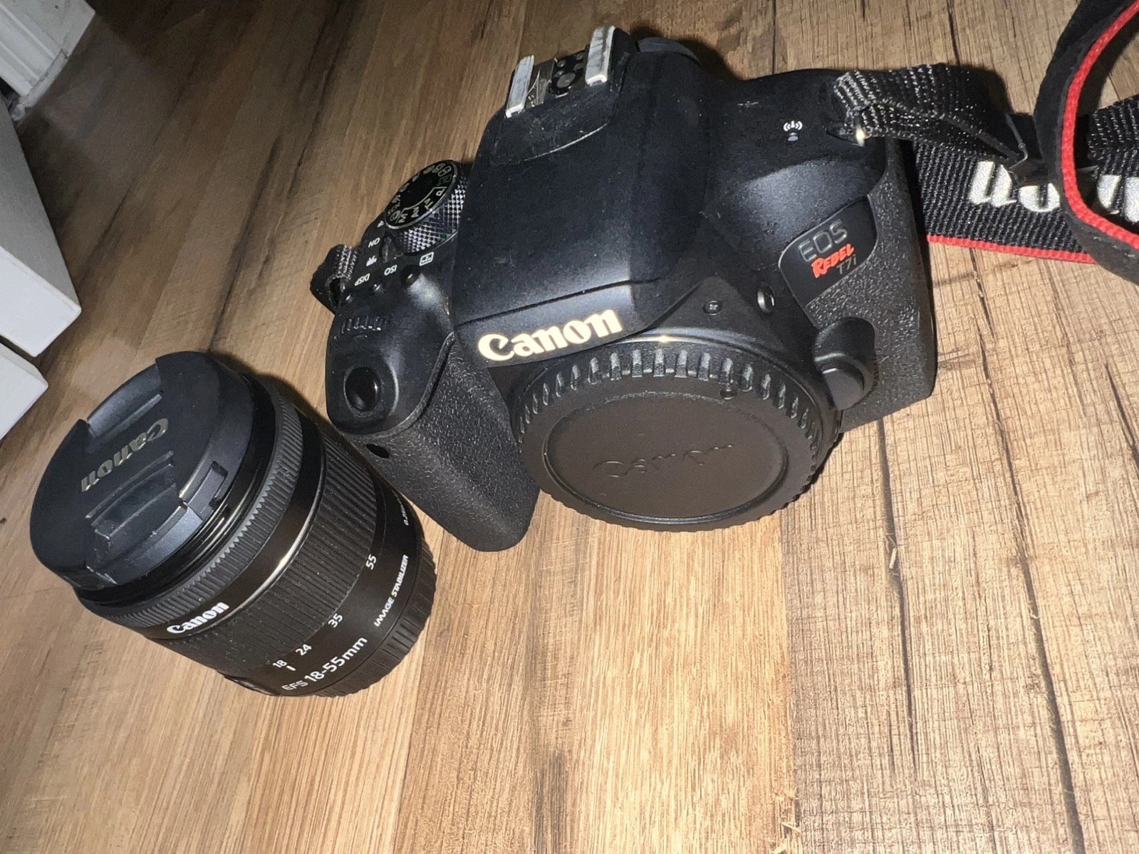 Canon EOS Rebel T7i 24.2MP DSLR Camera With 18-55mm Lens thumbnail 1