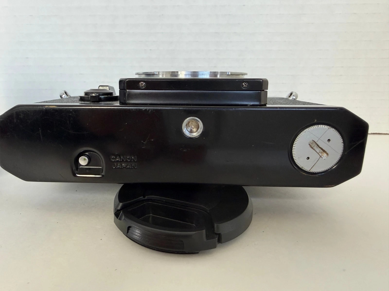 Canon F-1 Lake Placid 1980 Limited Edition 35mm Film Camera w/ FD 55mm f/1.2 Lens thumbnail 5