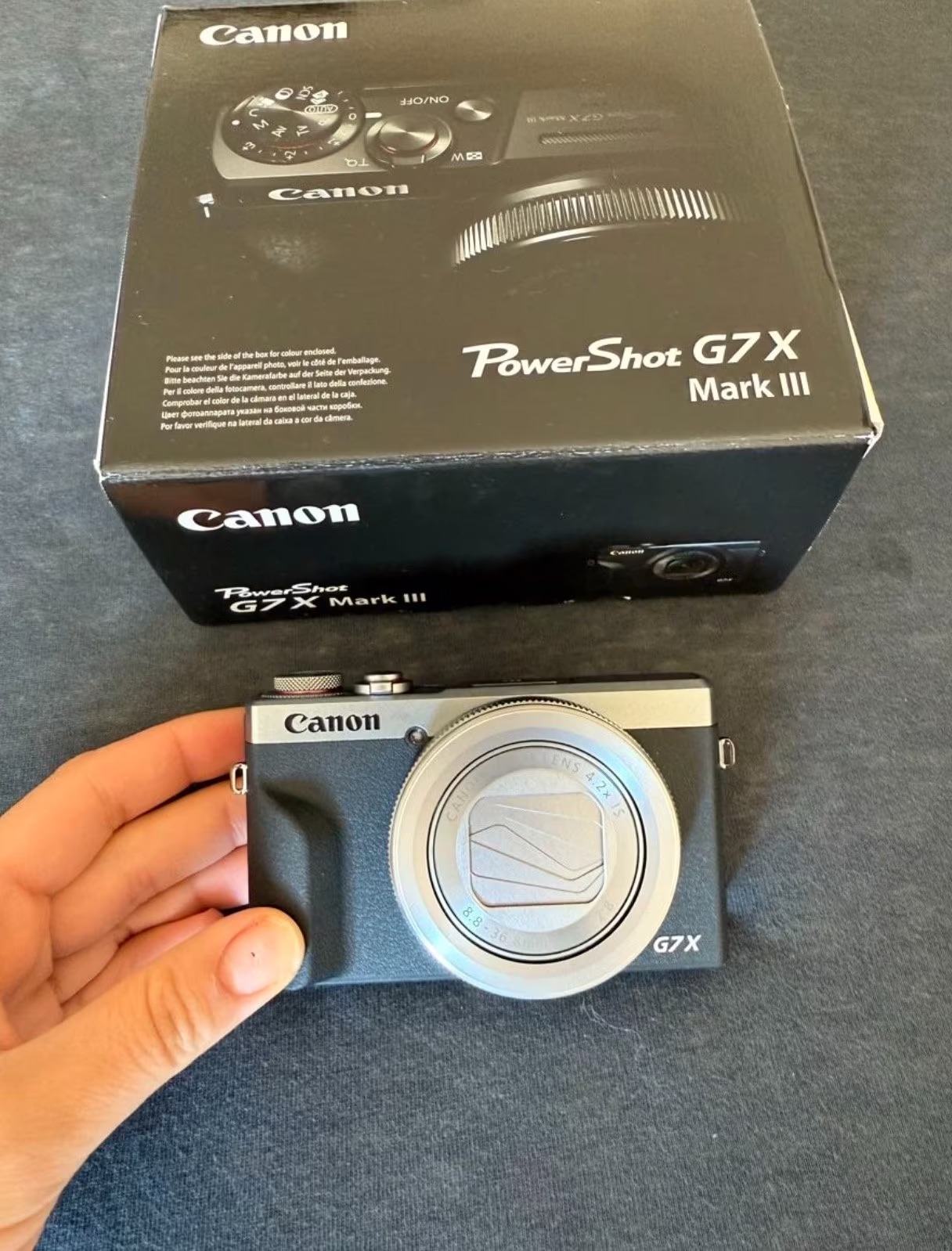 Canon G7X Mark III – Brand New Open Box | 4K Vlogging Camera thumbnail 1