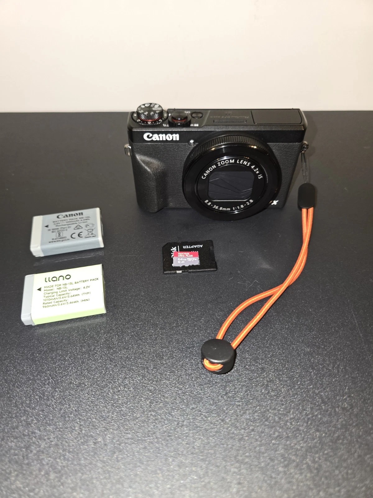 Canon G7X Mark III Digital Camera Black – 20.1MP | 4K Vlogging | Wi-Fi thumbnail 1