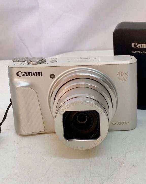 Canon Power Shot SX730 HS silver compact digital camera - thumbnail 1