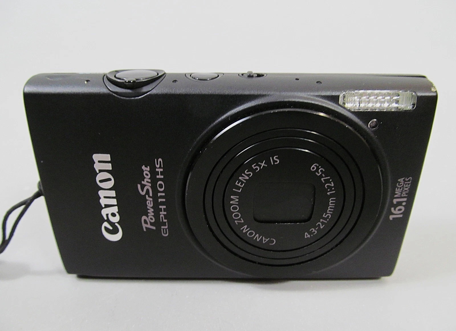 Canon PowerShot ELPH 110 HS Digital Camera Black 16.1 MP - Tested thumbnail 2
