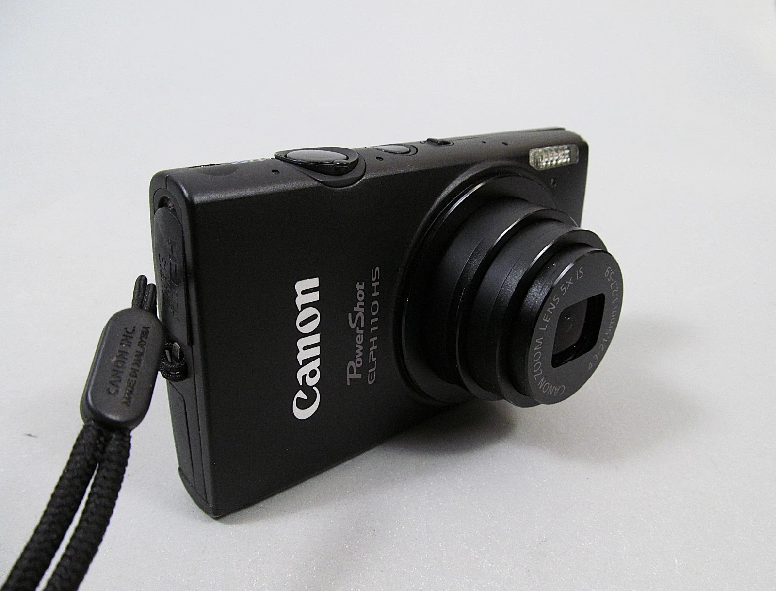 Canon PowerShot ELPH 110 HS Digital Camera Black 16.1 MP - Tested thumbnail 5