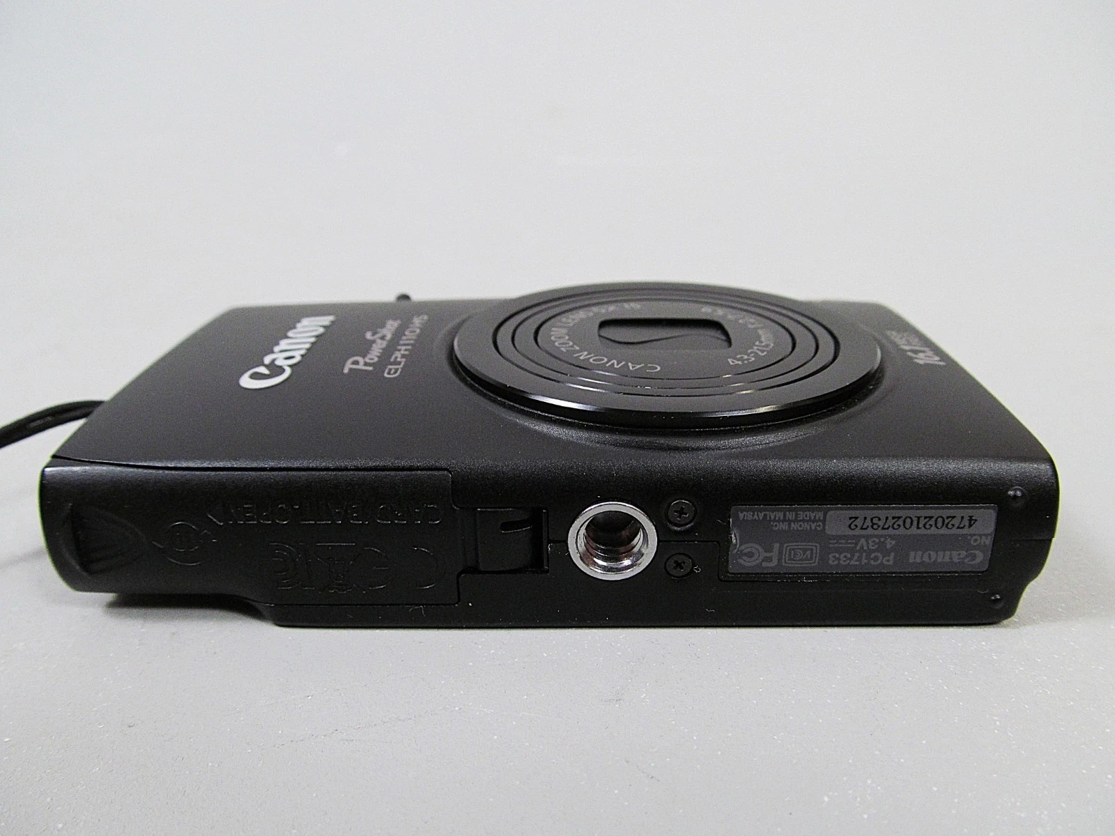 Canon PowerShot ELPH 110 HS Digital Camera Black 16.1 MP - Tested thumbnail 9