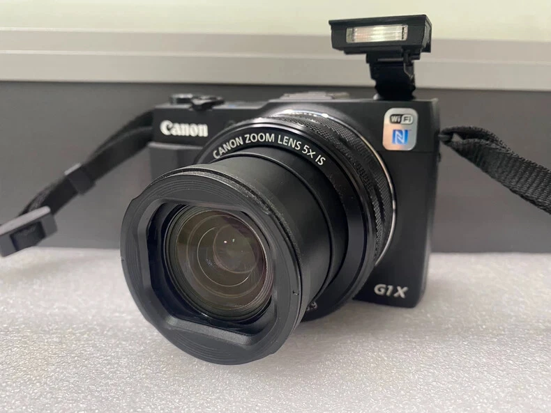 Canon PowerShot G1X Mark II Compact Digital Camera English OK Black thumbnail 1