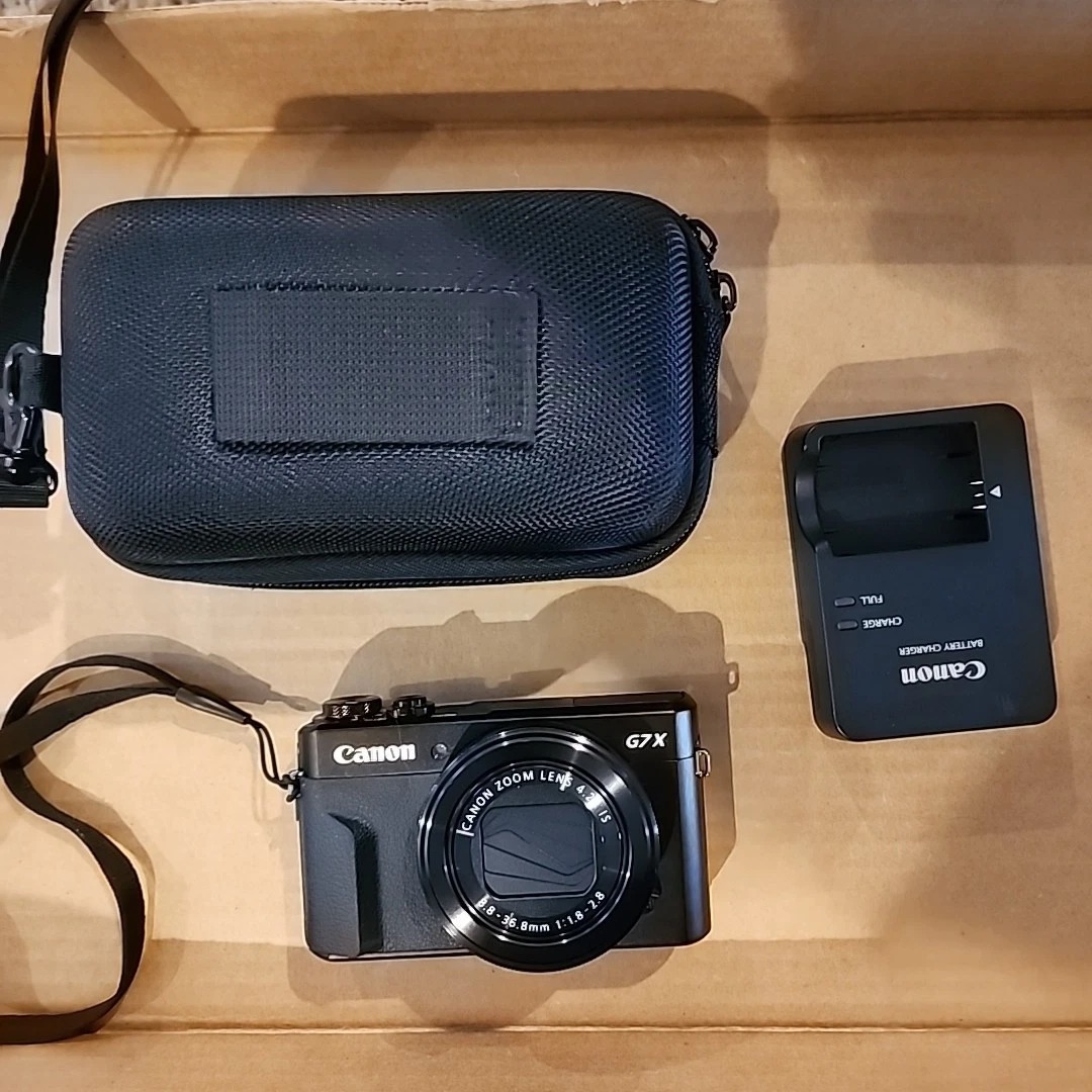 Canon PowerShot G7 X Mark II 20.1MP Compact Camera – Black | With Charger & Camera Bag thumbnail 3