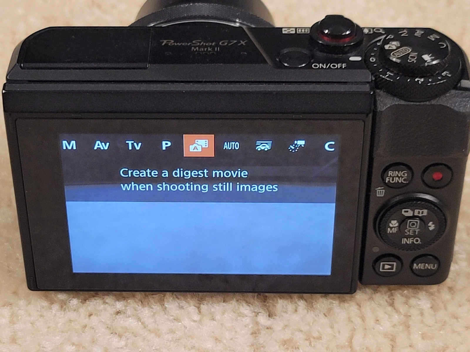 Canon PowerShot G7 X Mark II Compact Digital Camera – Black thumbnail 11