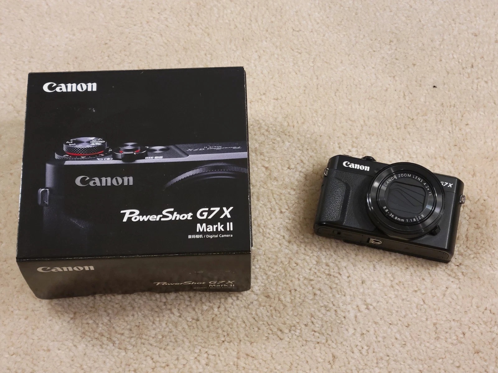 Canon PowerShot G7 X Mark II Compact Digital Camera – Black thumbnail 2