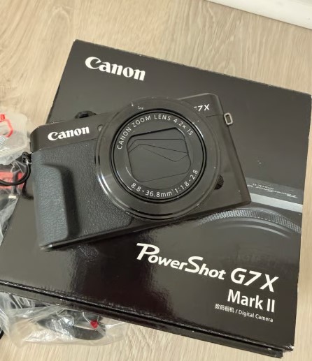 Canon PowerShot G7 X Mark II Compact Digital Camera (Excellent) thumbnail 1