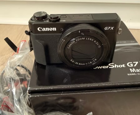 Canon PowerShot G7 X Mark II Compact Digital Camera (Excellent) thumbnail 2