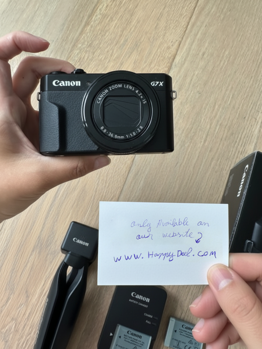 Canon PowerShot G7 X Mark II Digital Camera 20.1MP thumbnail 4