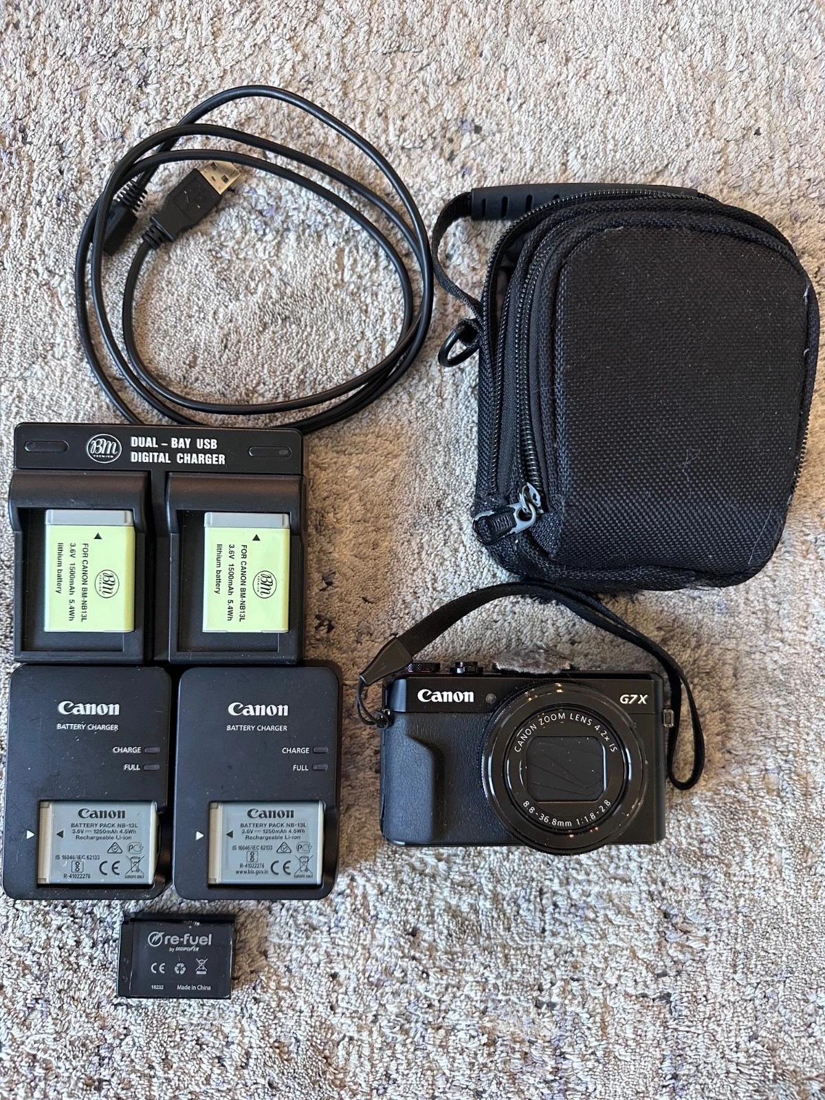 Canon PowerShot G7X Mark II Wi-Fi Compact Camera – Like New thumbnail 1