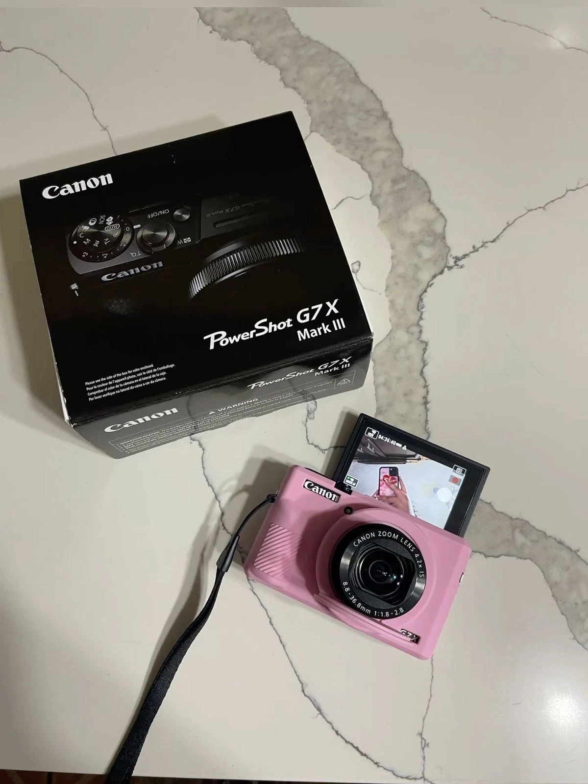 Canon PowerShot G7 X Mark III 20.1 Megapixel Digital Camera - Black. thumbnail 1