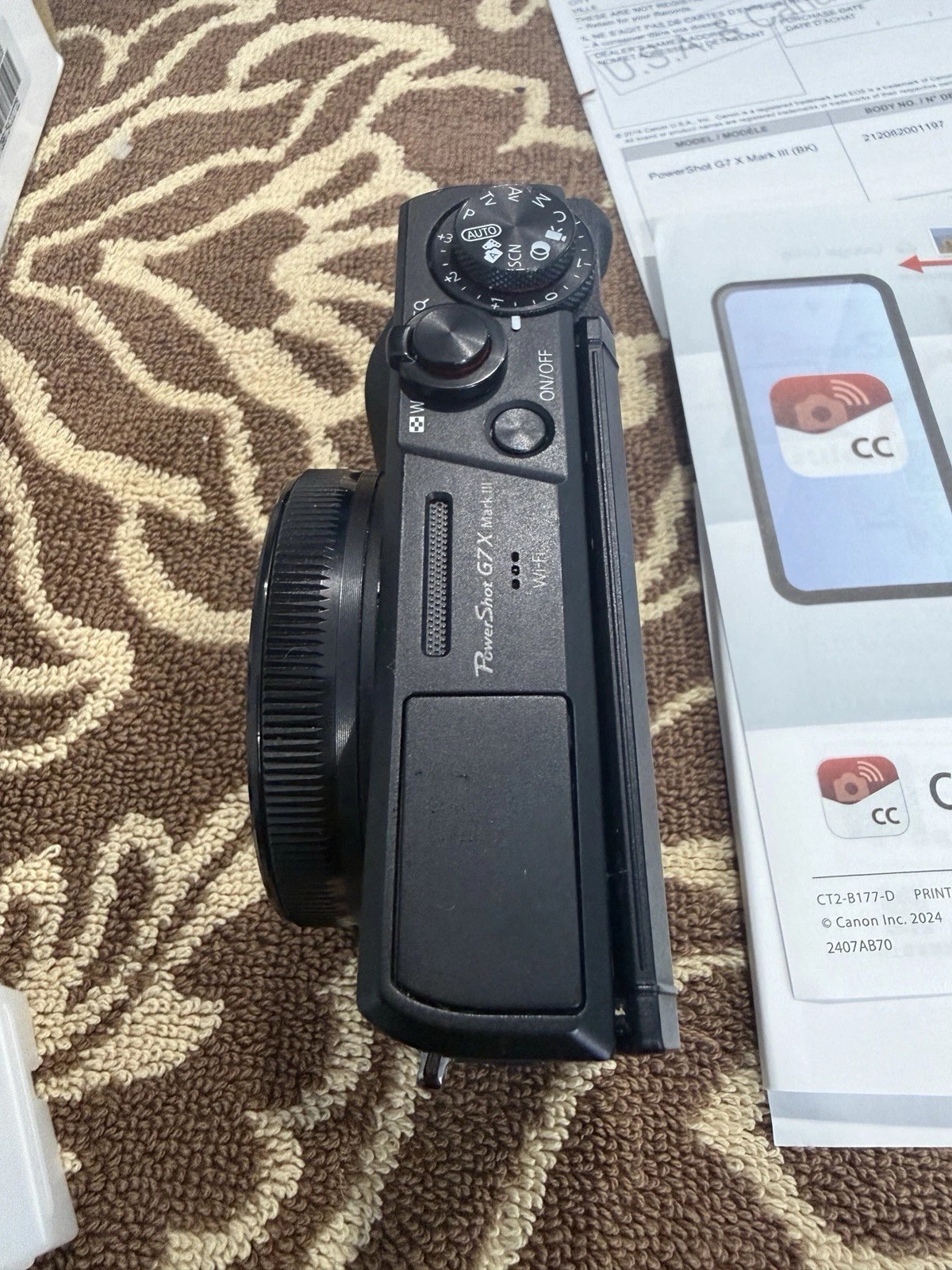 Canon PowerShot G7 X Mark III – 20.1MP 4.2x Zoom – Black Vlogging Camera with Wi-Fi & Touchscreen thumbnail 2