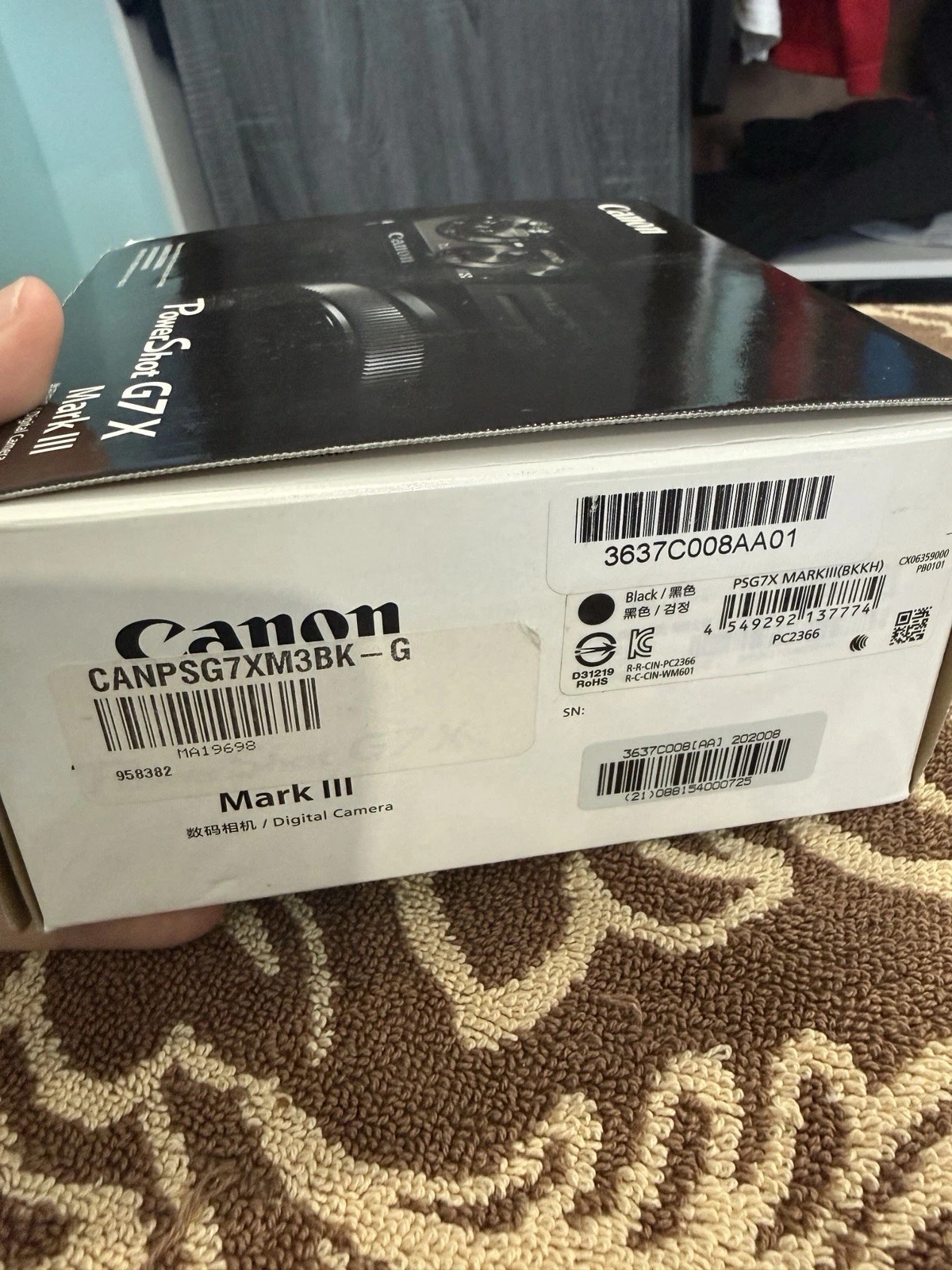 Canon PowerShot G7 X Mark III – 20.1MP 4.2x Zoom – Black Vlogging Camera with Wi-Fi & Touchscreen thumbnail 7