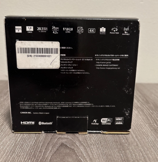 Canon PowerShot G7 X Mark III, 20.1MP Compact Point-and-Shoot Digital Camera thumbnail 3